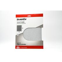 5 feuilles anti-encrassantes 230x280mm grains 180 - INVENTIV